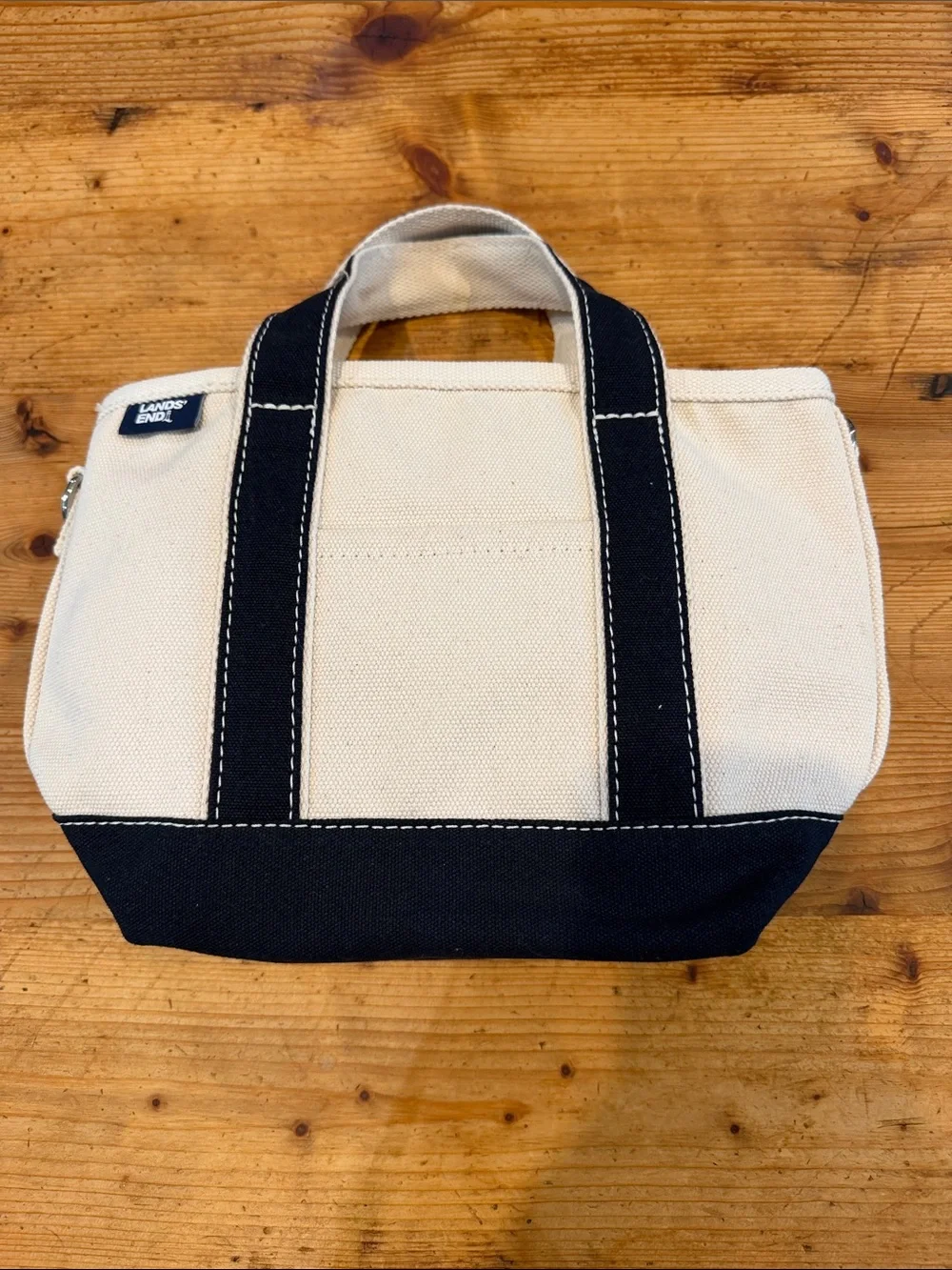 Canvas Crab Tote Bag in Cream and Navy SearchLight Pictures Collaboration